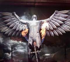 Icaro inflable en presentación de Iron Maiden en Canada