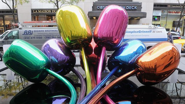 tulipanes inflables en Paris