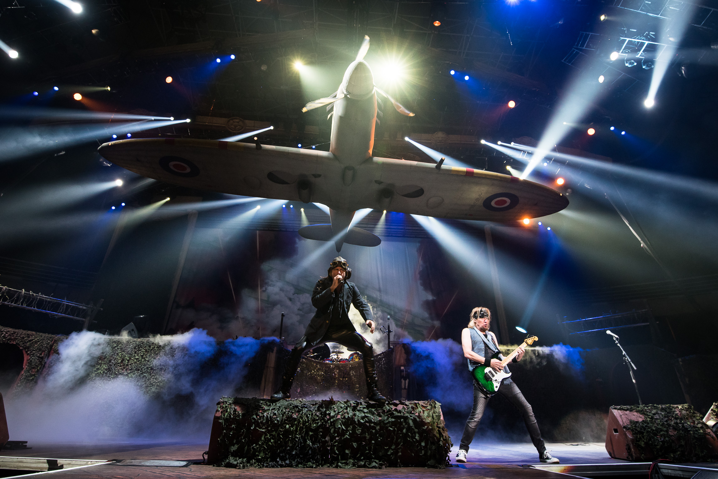 Avión Spitfire de Iron Maiden 